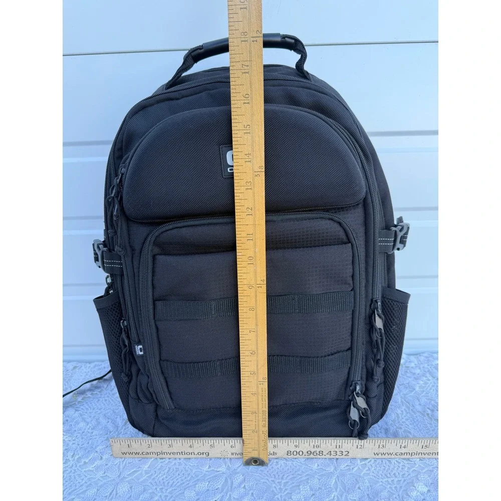 OGIO Gambit 17 Laptop Backpack Black Tactical Tech Vault Travel Bag Mens